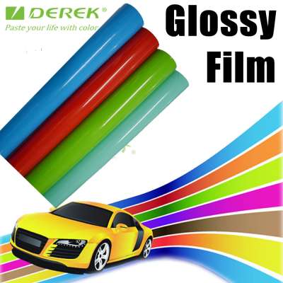 Auto Accessory,Apple Green Gloss Vinyl Film 1.52*30m Air Channel Car Wrapping Film Roll