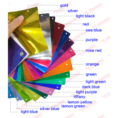 Protective Car Paint Sticker with Air Free Channels /Stretchable Mirror Chrome Film