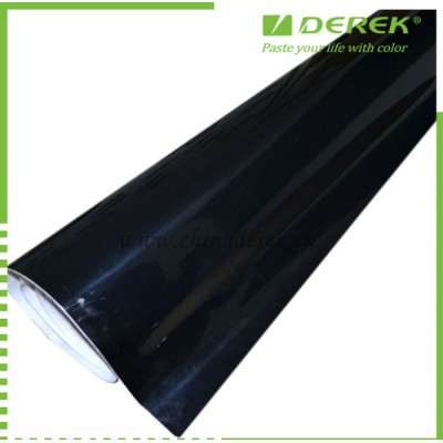 Glossy Black Car Panoramic Sunroof Sticker 1.35*15M With Air Free Bubbles